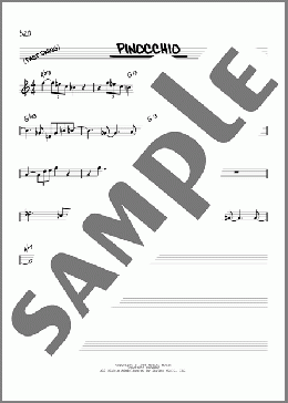 Pinocchio [Reharmonized version] (arr. Jack Grassel)(Wayne Shorter) 楽譜 その他 ダウンロード