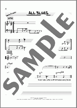 All Blues [Reharmonized version] (arr. Jack Grassel)(Miles Davis/John Coltrane) 楽譜 その他 ダウンロード