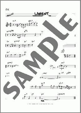 Lament [Reharmonized version] (arr. Jack Grassel)(J.J. Johnson) 楽譜 その他 ダウンロード