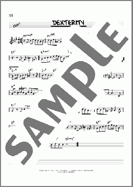 Dexterity [Reharmonized version] (arr. Jack Grassel)(Charlie Parker) 楽譜 その他 ダウンロード