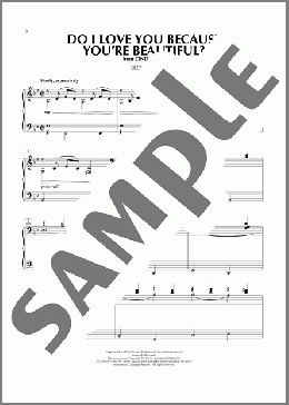 Do I Love You Because You're Beautiful? (from Cinderella)(Vic Damone/Tony Martin) 楽譜 ピアノ（連弾） ダウンロード