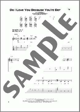 Do I Love You Because You're Beautiful? (from Cinderella)(Vic Damone/Tony Martin) 楽譜 ギター（ソロ） ダウンロード