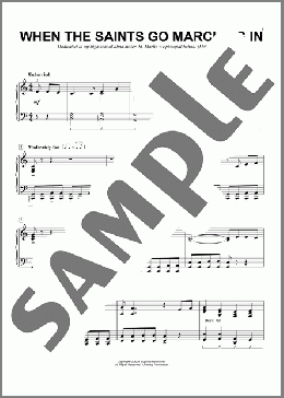 When The Saints Go Marching In [Boogie-woogie version] (arr. Eugenie Rocherolle)(Traditional) 楽譜 ピアノ（ソロ） ダウンロード