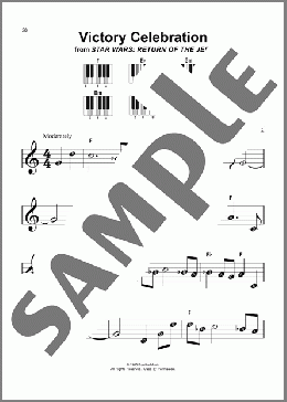 Victory Celebration (from Star Wars: Return Of The Jedi)(John Williams) 楽譜 ピアノ（ソロ） ダウンロード