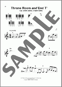 Throne Room and End Title (from Star Wars: A New Hope)(John Williams) 楽譜 ピアノ（ソロ） ダウンロード