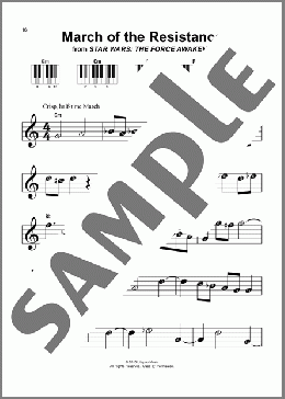 March Of The Resistance (from Star Wars: The Force Awakens)(John Williams) 楽譜 ピアノ（ソロ） ダウンロード