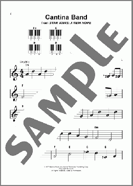 Cantina Band (from Star Wars: A New Hope)(John Williams) 楽譜 ピアノ（ソロ） ダウンロード