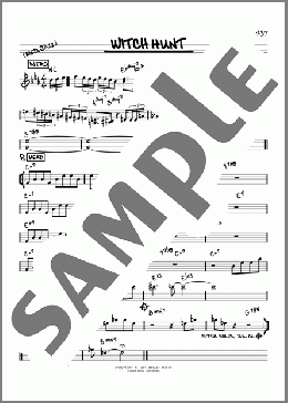 Witch Hunt [Reharmonized version] (arr. Jack Grassel)(Wayne Shorter) 楽譜 その他 ダウンロード