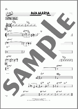 Ana Maria [Reharmonized version] (arr. Jack Grassel)(Wayne Shorter) 楽譜 その他 ダウンロード