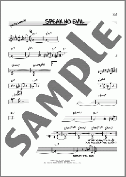Speak No Evil [Reharmonized version] (arr. Jack Grassel)(Wayne Shorter) 楽譜 その他 ダウンロード