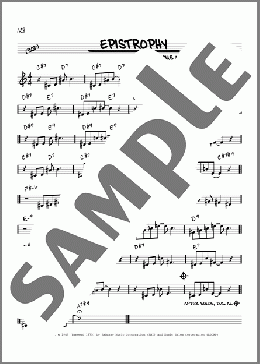 Epistrophy [Reharmonized version] (arr. Jack Grassel)(Thelonious Monk) 楽譜 その他 ダウンロード