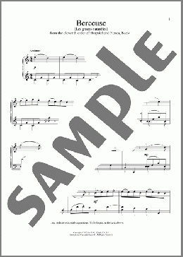Cradle Song(Francois Couperin) 楽譜 ピアノ（ソロ） ダウンロード