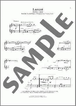 Lament(Jean-Francois Dandrieu) 楽譜 ピアノ（ソロ） ダウンロード