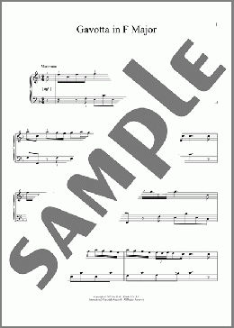 Gavotta In F Major(Arcangelo Corelli) 楽譜 ピアノ（ソロ） ダウンロード