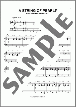 A String Of Pearls [Jazz version] (from The Glenn Miller Story) (arr. Brent Edstrom)(Eddie De Lange) 楽譜 ピアノ（ソロ） ダウンロード