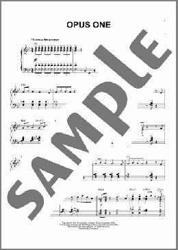 Opus One [Jazz version] (arr. Brent Edstrom)(Sy Oliver) 楽譜 ピアノ（ソロ） ダウンロード