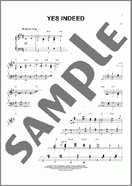 Yes Indeed [Jazz version] (arr. Brent Edstrom)(Sy Oliver) 楽譜 ピアノ（ソロ） ダウンロード