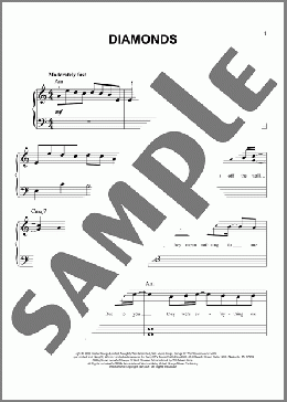 Diamonds(Sam Smith) 楽譜 ピアノ（ソロ） ダウンロード