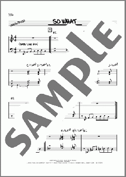 So What [Reharmonized version] (arr. Jack Grassel)(Miles Davis) 楽譜 その他 ダウンロード