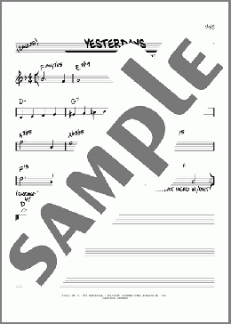 Yesterdays [Reharmonized version] (arr. Jack Grassel)(Otto Harbach) 楽譜 その他 ダウンロード