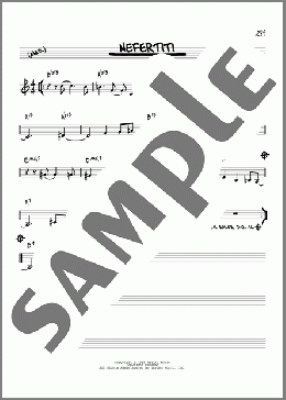 Nefertiti [Reharmonized version] (arr. Jack Grassel)(Wayne Shorter) 楽譜 その他 ダウンロード