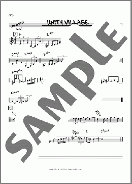 Unity Village [Reharmonized version] (arr. Jack Grassel)(Pat Metheny) 楽譜 その他 ダウンロード