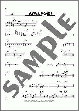 Apple Honey [Reharmonized version] (arr. Jack Grassel)(Woody Herman) 楽譜 その他 ダウンロード