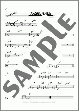 Angel Eyes [Reharmonized version] (arr. Jack Grassel)(Matt Dennis) 楽譜 その他 ダウンロード