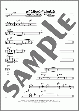 African Flower (Petite Fleur Africaine) [Reharmonized version] (arr. Jack Grassel)(Duke Ellington) 楽譜 その他 ダウンロード