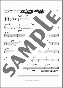Autumn Leaves [Reharmonized version] (arr. Jack Grassel)(Joseph Kosma/Johnny Mercer/Jacques Prevert) 楽譜 その他 ダウンロード