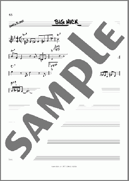 Big Nick [Reharmonized version] (arr. Jack Grassel)(John Coltrane) 楽譜 その他 ダウンロード