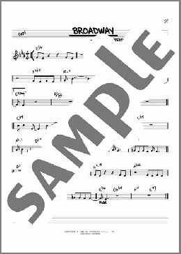 Broadway [Reharmonized version] (arr. Jack Grassel)(Count Basie) 楽譜 その他 ダウンロード