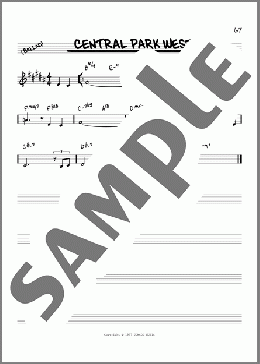 Central Park West [Reharmonized version] (arr. Jack Grassel)(John Coltrane) 楽譜 その他 ダウンロード