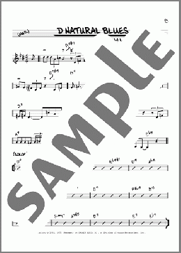 D Natural Blues [Reharmonized version] (arr. Jack Grassel)(Wes Montgomery) 楽譜 その他 ダウンロード