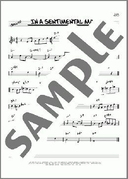 In A Sentimental Mood [Reharmonized version] (arr. Jack Grassel)(Manny Kurtz/Irving Mills/Duke Ellington) 楽譜 その他 ダウンロード