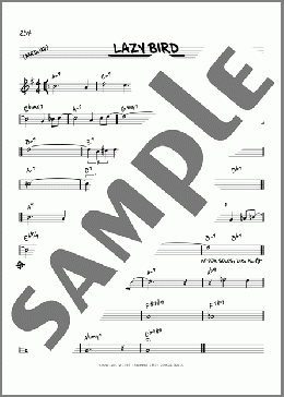 Lazy Bird [Reharmonized version] (arr. Jack Grassel)(John Coltrane) 楽譜 その他 ダウンロード