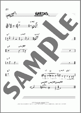 Nardis [Reharmonized version] (arr. Jack Grassel)(Bill Evans/Miles Davis) 楽譜 その他 ダウンロード