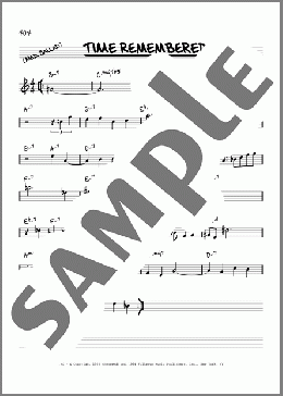 Time Remembered [Reharmonized version] (arr. Jack Grassel)(Bill Evans) 楽譜 その他 ダウンロード