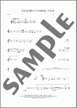 I Saw Her Standing There(The Beatles) 楽譜 その他 ダウンロード