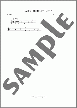 Happy Birthday To You (arr. Cris Gale)(Patty S. Hill/Mildred J. Hill) 楽譜 その他 ダウンロード
