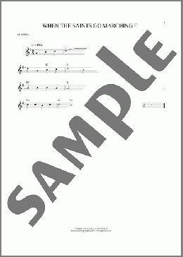 When The Saints Go Marching In (arr. Cris Gale)(Traditional) 楽譜 その他 ダウンロード