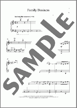 Family Business (arr. Logan Evan Thomas)(Kanye West) 楽譜 ピアノ（ソロ） ダウンロード