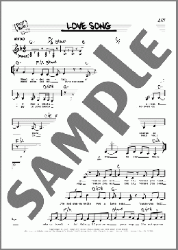 Love Song(Sara Bareilles) 楽譜 その他 ダウンロード