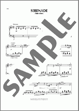 Serenade (Standchen)(Franz Schubert) 楽譜 ピアノ（ソロ） ダウンロード