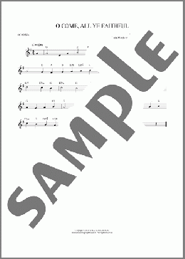 O Come, All Ye Faithful(Frederick Oakeley/John Francis Wade) 楽譜 その他 ダウンロード