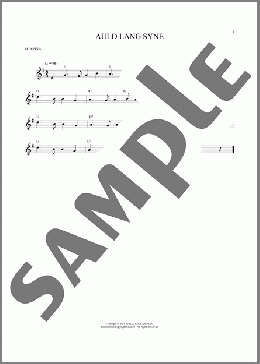 Auld Lang Syne(Robert Burns/Traditional Scottish Melody) 楽譜 その他 ダウンロード