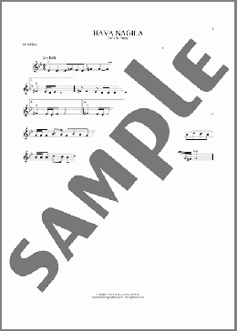 Hava Nagila (Let's Be Happy)(Moshe Nathanson/Abraham Z. Idelsohn) 楽譜 その他 ダウンロード