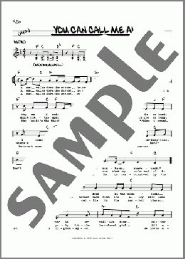 You Can Call Me Al(Paul Simon) 楽譜 その他 ダウンロード