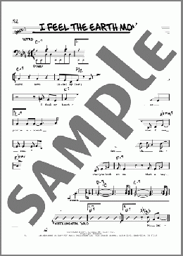 I Feel The Earth Move(Carole King) 楽譜 その他 ダウンロード