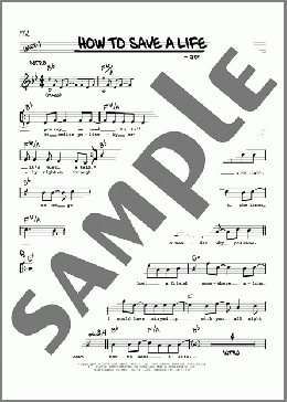 How To Save A Life(The Fray) 楽譜 その他 ダウンロード